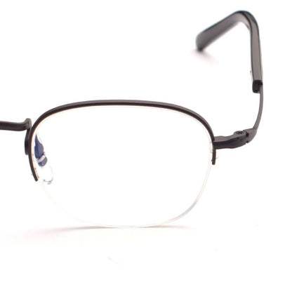 GMS - 112 Titanium Semi - Rimless Square Glasses – MASUNAGA Same Style Japanese Small Frame - HP eyeglasses