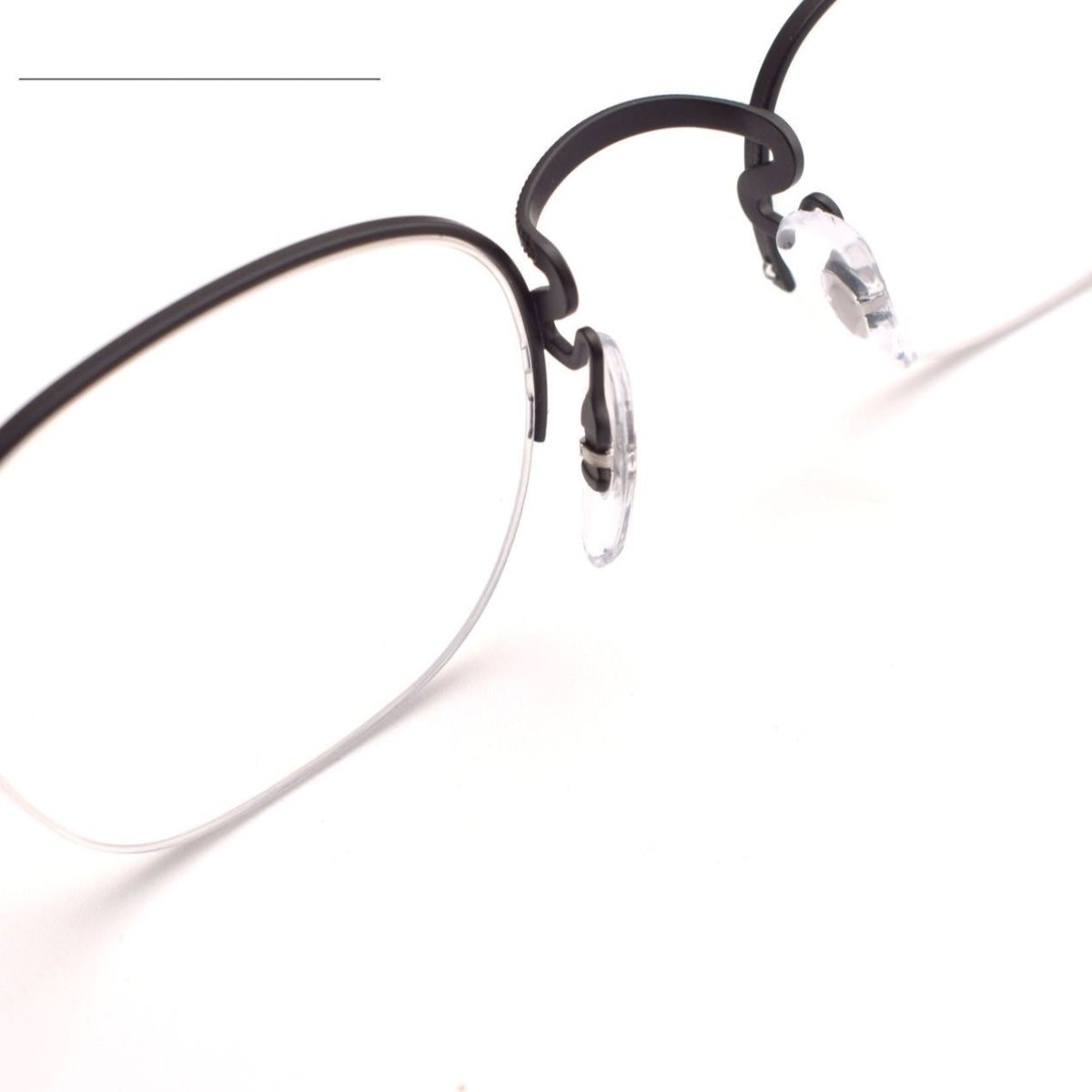 GMS - 112 Titanium Semi - Rimless Square Glasses – MASUNAGA Same Style Japanese Small Frame - HP eyeglasses