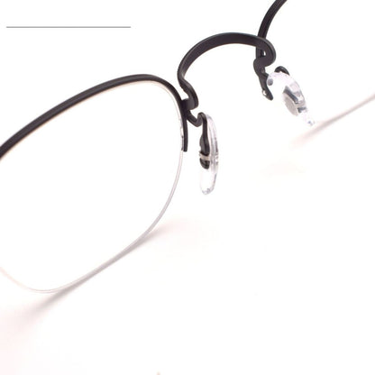 GMS - 112 Titanium Semi - Rimless Square Glasses – MASUNAGA Same Style Japanese Small Frame - HP eyeglasses