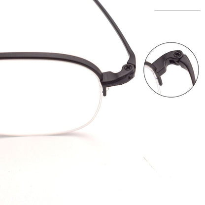 GMS - 112 Titanium Semi - Rimless Square Glasses – MASUNAGA Same Style Japanese Small Frame - HP eyeglasses