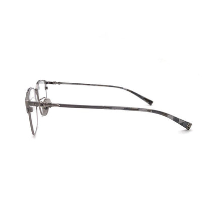 Gothic Titanium Square Eyeglasses for Men & Women – Designer Full-Rim Optical Frame CH8059 - HP eyeglasses