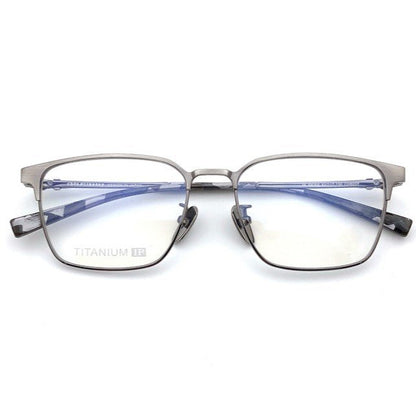 Gothic Titanium Square Eyeglasses for Men & Women – Designer Full-Rim Optical Frame CH8059 - HP eyeglasses