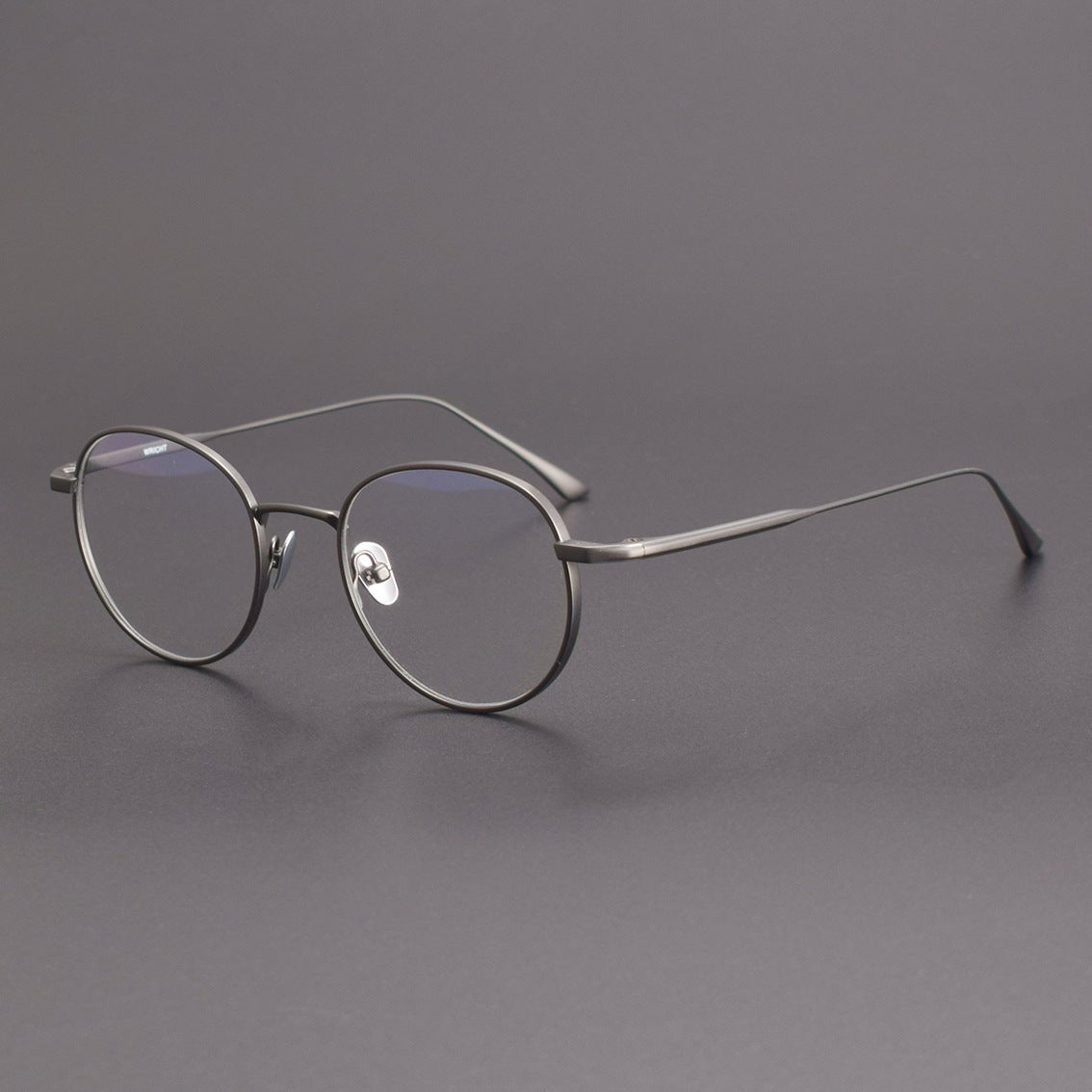 Japanese Designer Round Titanium Glasses | Vintage 48mm Lightweight Prescription Eyeglasses for Men & Women ZY-WRICHT - HP eyeglasses