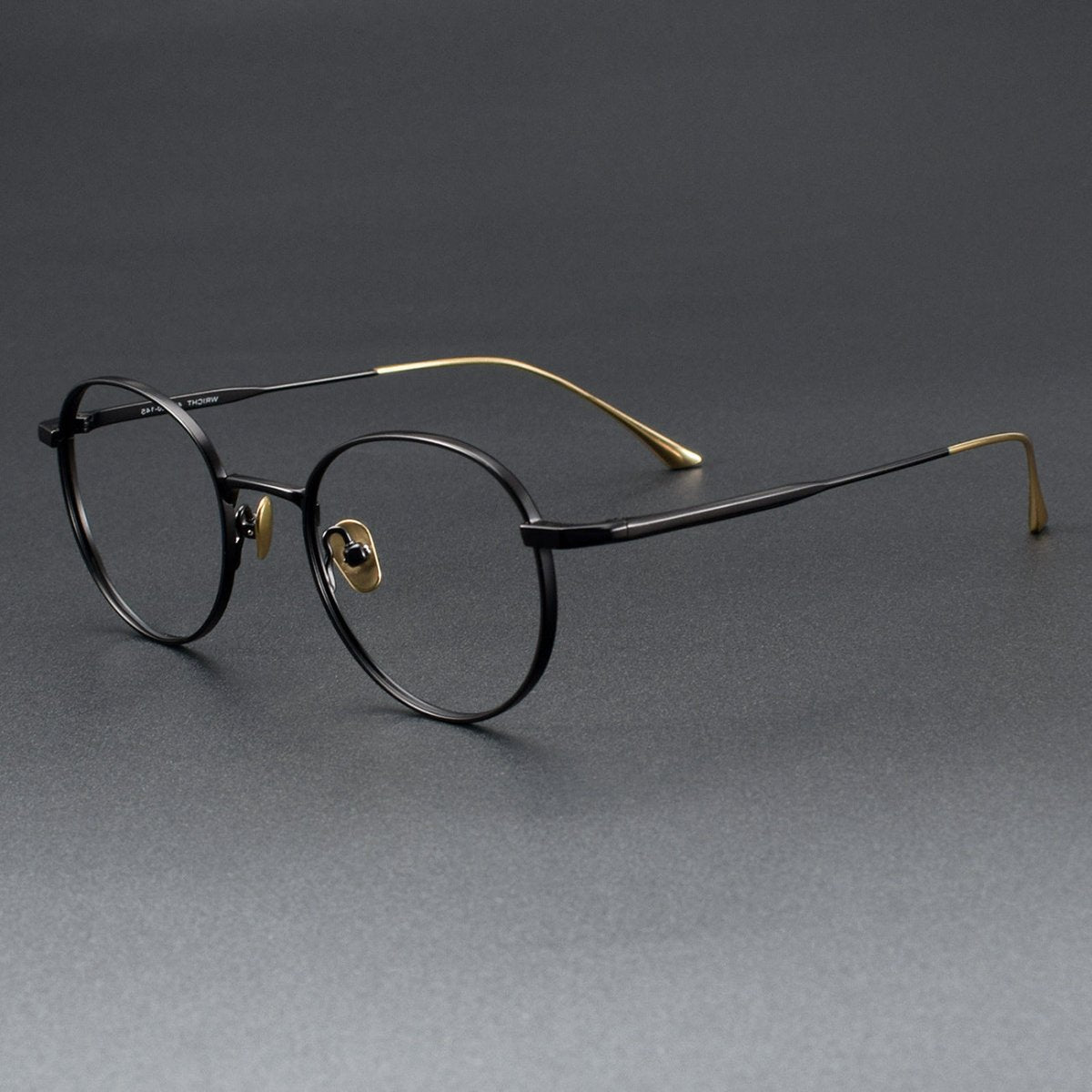 Japanese Designer Round Titanium Glasses | Vintage 48mm Lightweight Prescription Eyeglasses for Men & Women ZY-WRICHT - HP eyeglasses