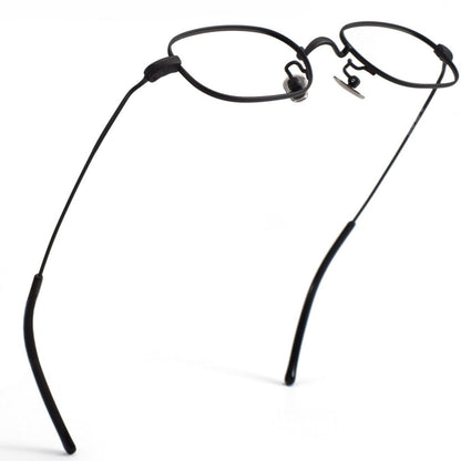Japanese Small Square Titanium Glasses | Ultra Lightweight 48mm Prescription Eyeglasses for Small Faces GWS503 - HP eyeglasses
