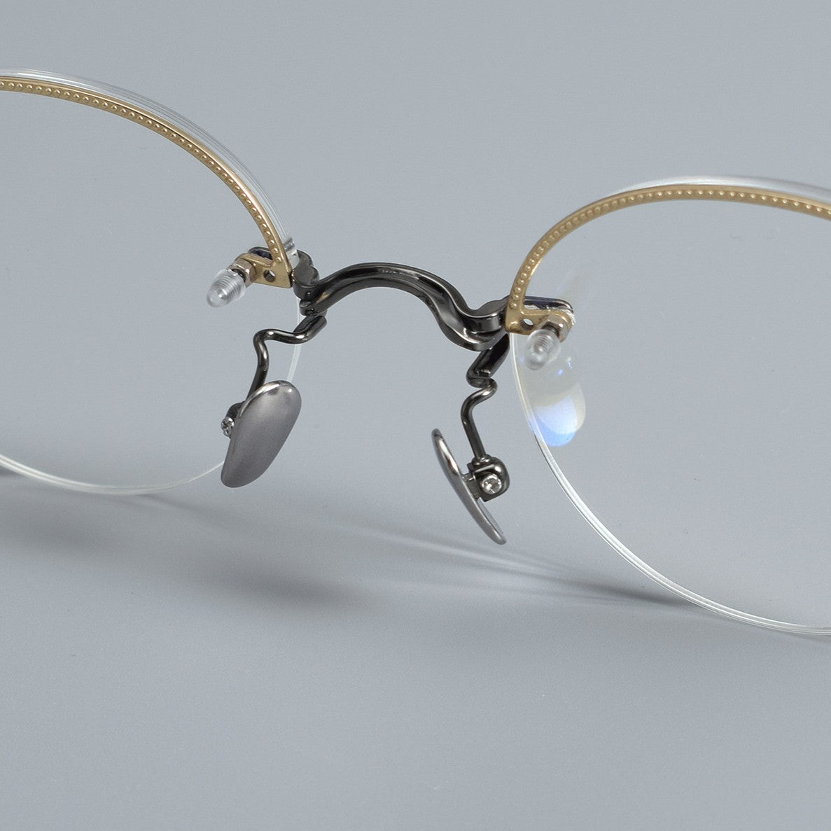 Japanese Style Round Rimless Glasses | Pure Titanium Designer Optical Frame for Small Faces 80876 - HP eyeglasses