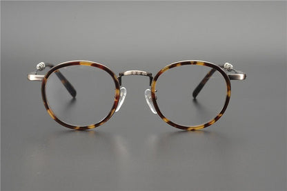 JUCIFER Chrome Hearts - Inspired Vintage Round Glasses – Japanese Gothic Eyewear with Premium Titanium Frame - HP eyeglasses