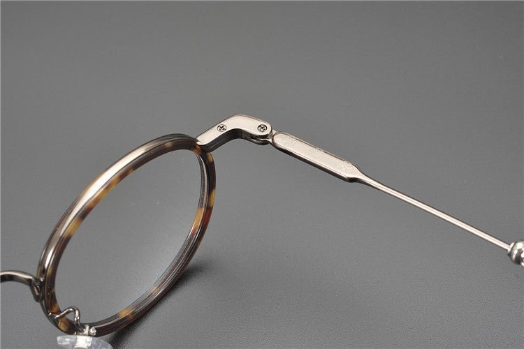 JUCIFER Chrome Hearts - Inspired Vintage Round Glasses – Japanese Gothic Eyewear with Premium Titanium Frame - HP eyeglasses