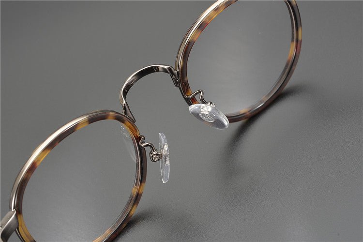 JUCIFER Chrome Hearts - Inspired Vintage Round Glasses – Japanese Gothic Eyewear with Premium Titanium Frame - HP eyeglasses