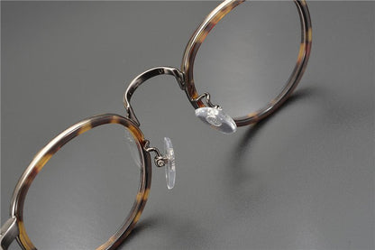 JUCIFER Chrome Hearts - Inspired Vintage Round Glasses – Japanese Gothic Eyewear with Premium Titanium Frame - HP eyeglasses