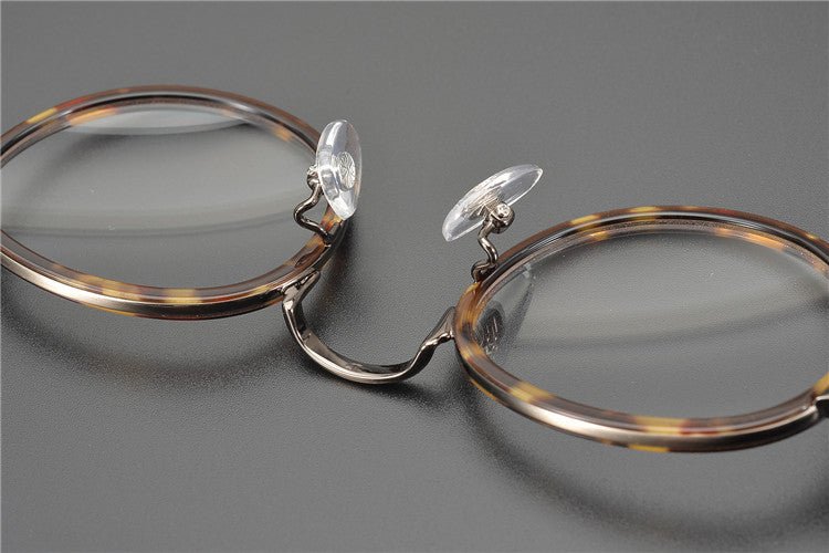 JUCIFER Chrome Hearts - Inspired Vintage Round Glasses – Japanese Gothic Eyewear with Premium Titanium Frame - HP eyeglasses