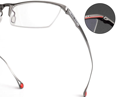 KO - 116 Titanium Semi - Rimless Business Glasses – Okuyama Same Style Lightweight Half Frame Eyewear for Men & Women - HP eyeglasses