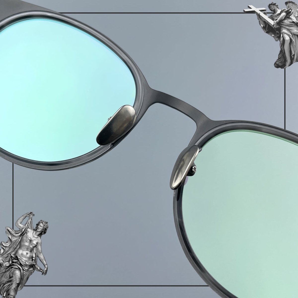 Large Size Pure Titanium Round Glasses Frame Ultra Lightweight Men’s Eyeglasses Wide Fit Japanese Style Optical Frame 0056 - HP eyeglasses