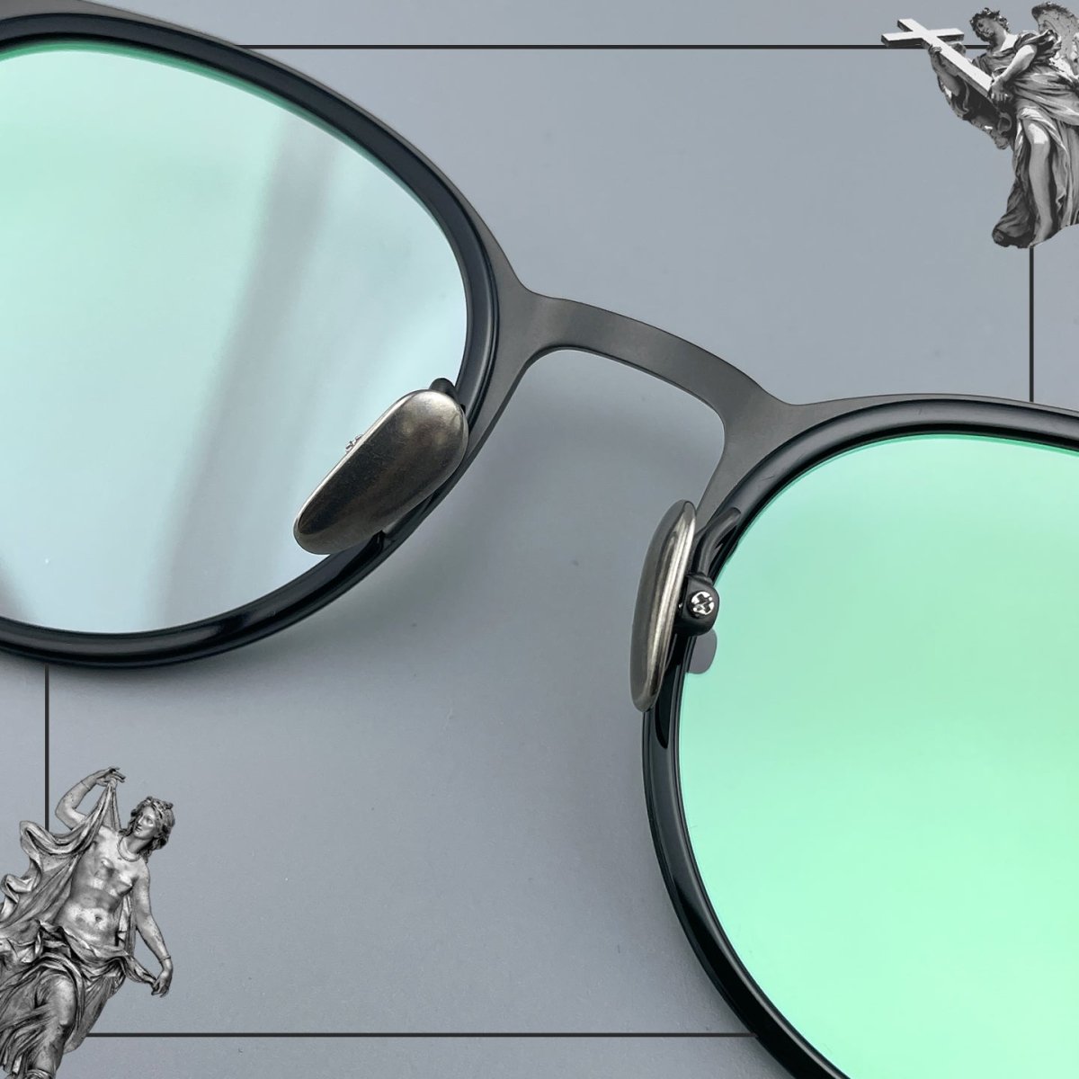 Large Size Pure Titanium Round Glasses Frame Ultra Lightweight Men’s Eyeglasses Wide Fit Japanese Style Optical Frame 0056 - HP eyeglasses