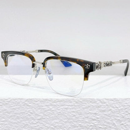 Limited Edition Handcrafted Browline Eyeglass Frame | Gothic Carved Acetate – CH8224 - HP eyeglasses