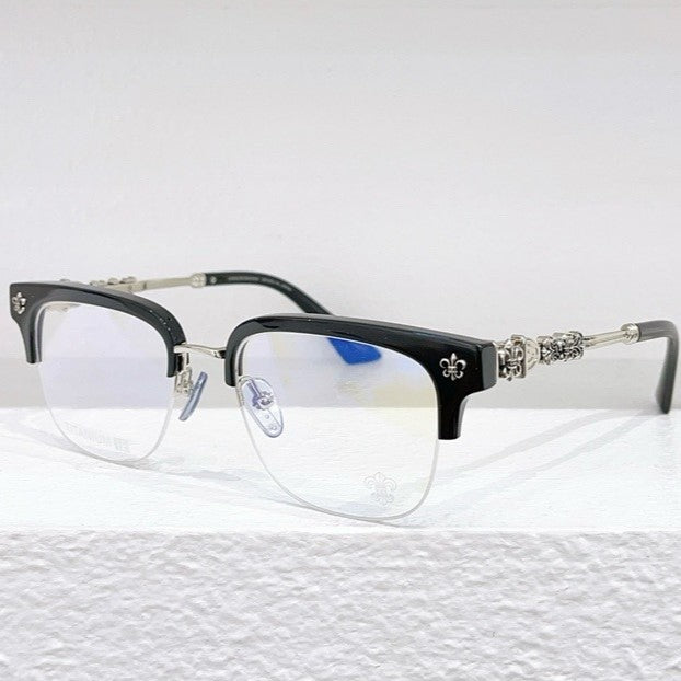 Limited Edition Handcrafted Browline Eyeglass Frame | Gothic Carved Acetate – CH8224 - HP eyeglasses