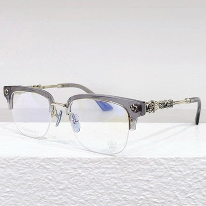 Limited Edition Handcrafted Browline Eyeglass Frame | Gothic Carved Acetate – CH8224 - HP eyeglasses