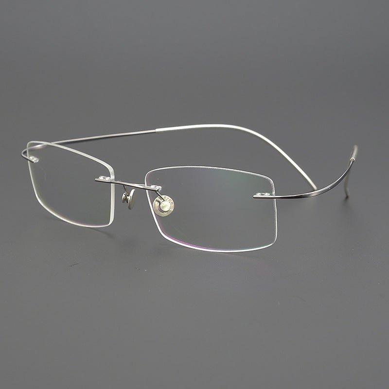 Lindberg - Inspired 925 Silver & Titanium Rimless Eyeglasses – Ultra - Lightweight, No - Screw Frame for Men | Master - Crafted Minimalist Design - HP eyeglasses