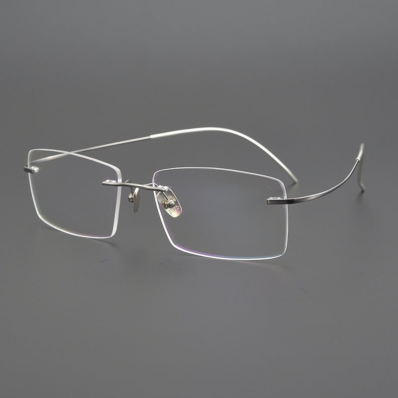 Lindberg - Inspired 925 Silver & Titanium Rimless Eyeglasses – Ultra - Lightweight, No - Screw Frame for Men | Master - Crafted Minimalist Design - HP eyeglasses