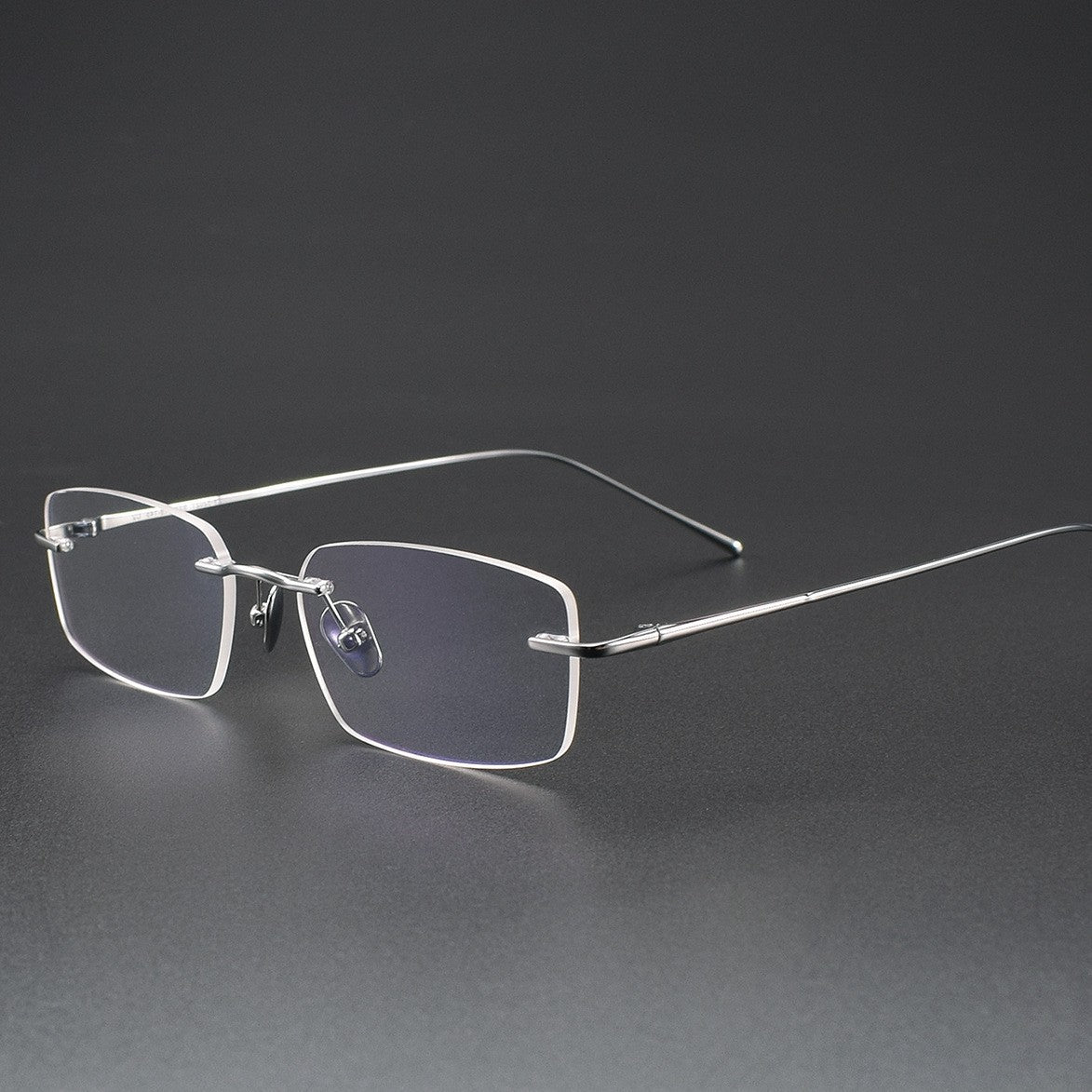Low-Profile Rimless Glasses | Ultra-Light Pure Titanium Gold Prescription Frame for Men & Women 52021 - HP eyeglasses
