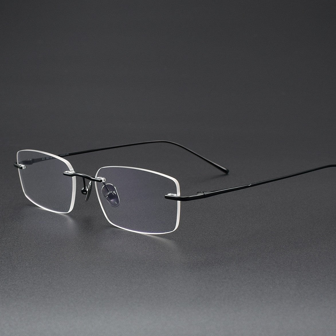 Low-Profile Rimless Glasses | Ultra-Light Pure Titanium Gold Prescription Frame for Men & Women 52021 - HP eyeglasses