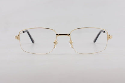 Luxury Cartier - Style Titanium Eyeglasses Frame Square Full Rim Lightweight Business Optical Glasses 16g CT0554O - HP eyeglasses