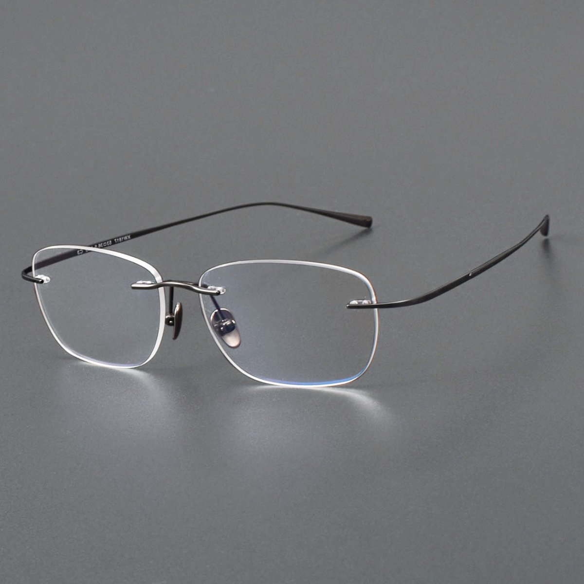 Luxury Pure Titanium Rimless Glasses | Screwless Ultra-Light Gold Optical Frame for Men & Women XW1817 - HP eyeglasses