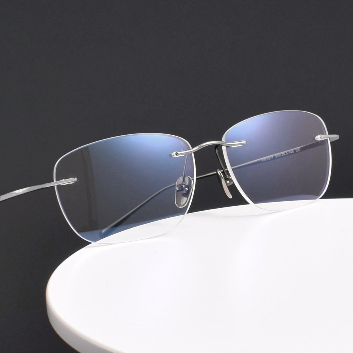 Luxury Pure Titanium Rimless Glasses | Screwless Ultra-Light Gold Optical Frame for Men & Women XW1817 - HP eyeglasses