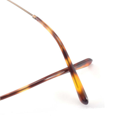 Luxury Rimless Polygon Glasses with Pure Titanium Frame | Designer Optical Eyeglasses ZY008 - HP eyeglasses