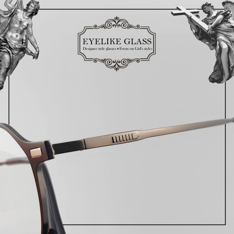 Magnetic Round Glasses for Men & Women – Full Frame Eyeglasses with Magnetic Clip - On Sunglasses | Prescription Ready, Ultra - Light Design - HP eyeglasses