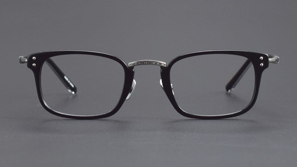 MASUNAGA Inspired GMS - 820 Acetate Glasses – Small Square Full Frame (46mm) - HP eyeglasses