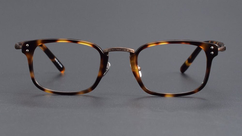 MASUNAGA Inspired GMS - 820 Acetate Glasses – Small Square Full Frame (46mm) - HP eyeglasses