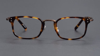 MASUNAGA Inspired GMS - 820 Acetate Glasses – Small Square Full Frame (46mm) - HP eyeglasses