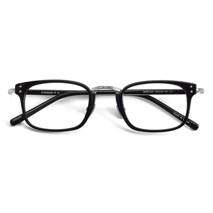 MASUNAGA Inspired GMS - 820 Acetate Glasses – Small Square Full Frame (46mm) - HP eyeglasses