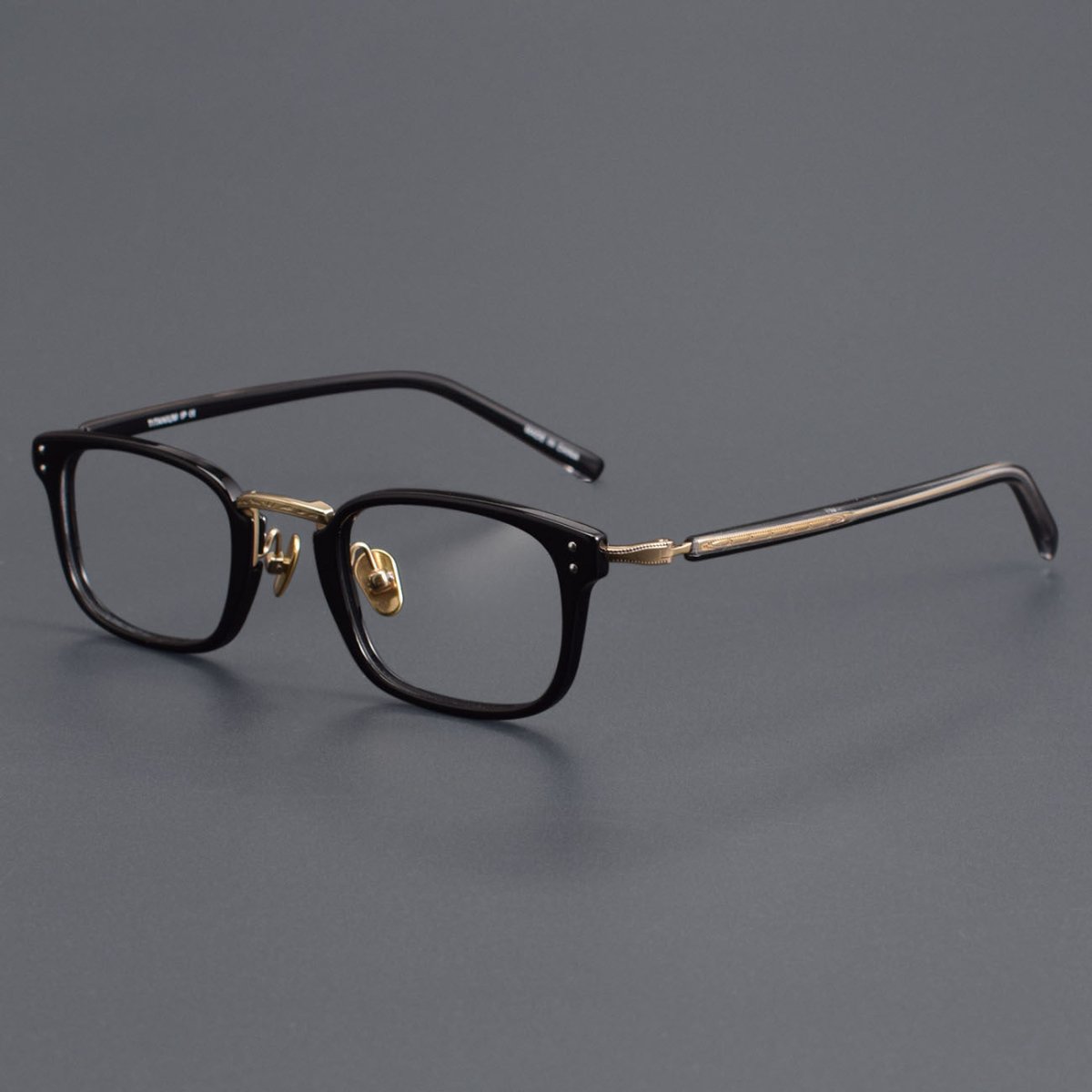 MASUNAGA Inspired GMS - 820 Acetate Glasses – Small Square Full Frame (46mm) - HP eyeglasses