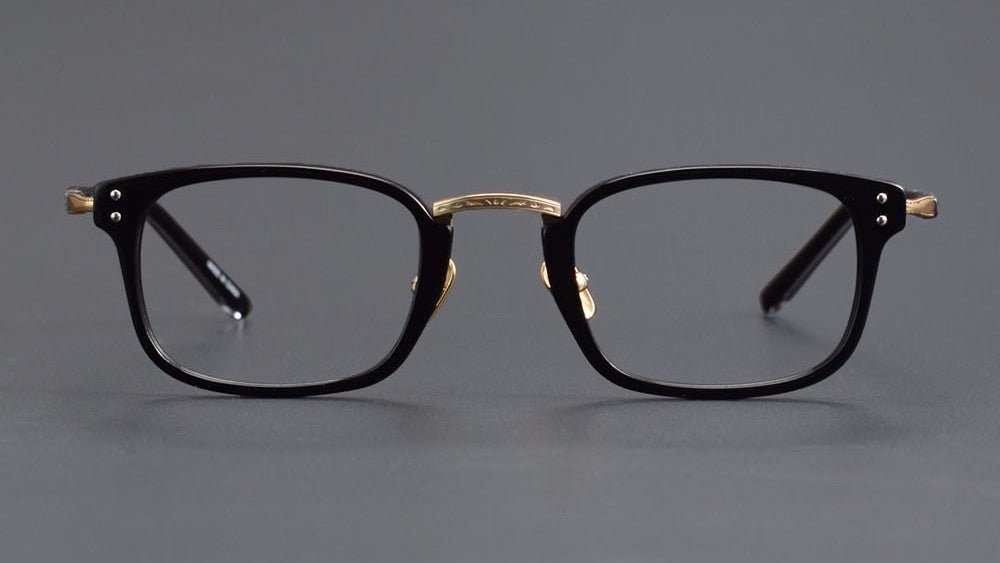 MASUNAGA Inspired GMS - 820 Acetate Glasses – Small Square Full Frame (46mm) - HP eyeglasses