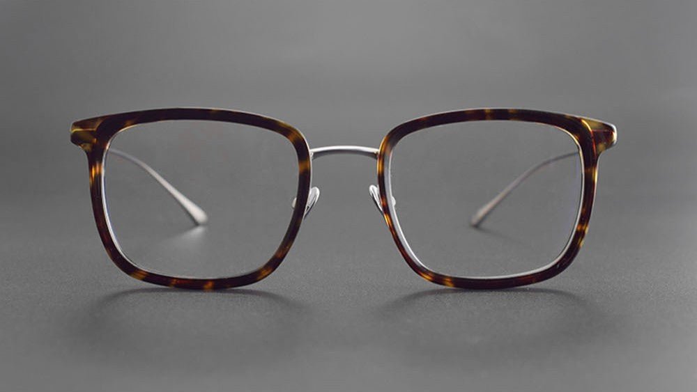 MASUNAGA Inspired Titanium Glasses – Lightweight Square Full Frame - Empire - HP eyeglasses
