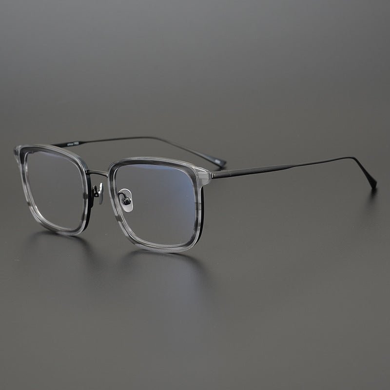 MASUNAGA Inspired Titanium Glasses – Lightweight Square Full Frame - Empire - HP eyeglasses
