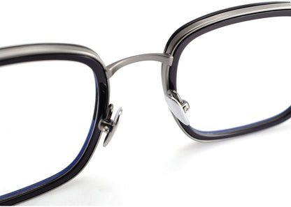 MASUNAGA Inspired Titanium Glasses – Lightweight Square Full Frame - Empire - HP eyeglasses