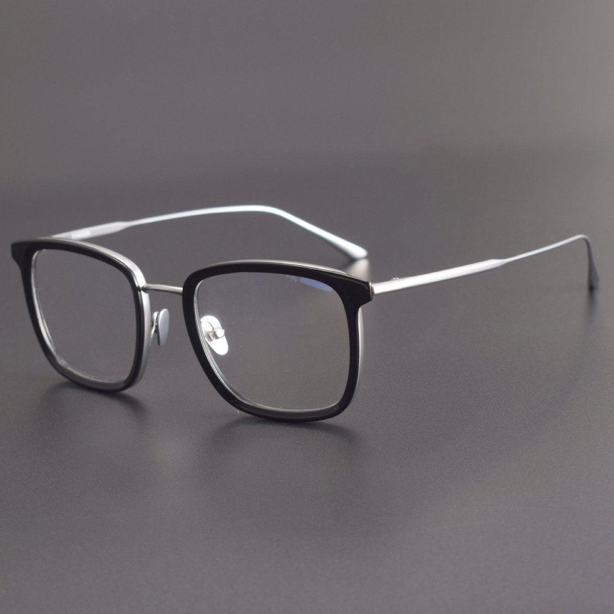MASUNAGA Inspired Titanium Glasses – Lightweight Square Full Frame - Empire - HP eyeglasses