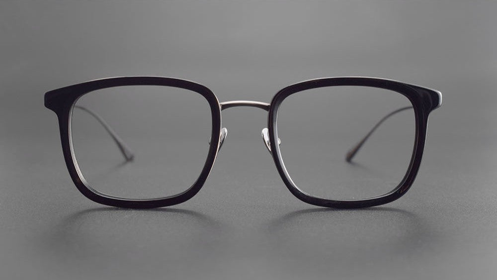 MASUNAGA Inspired Titanium Glasses – Lightweight Square Full Frame - Empire - HP eyeglasses