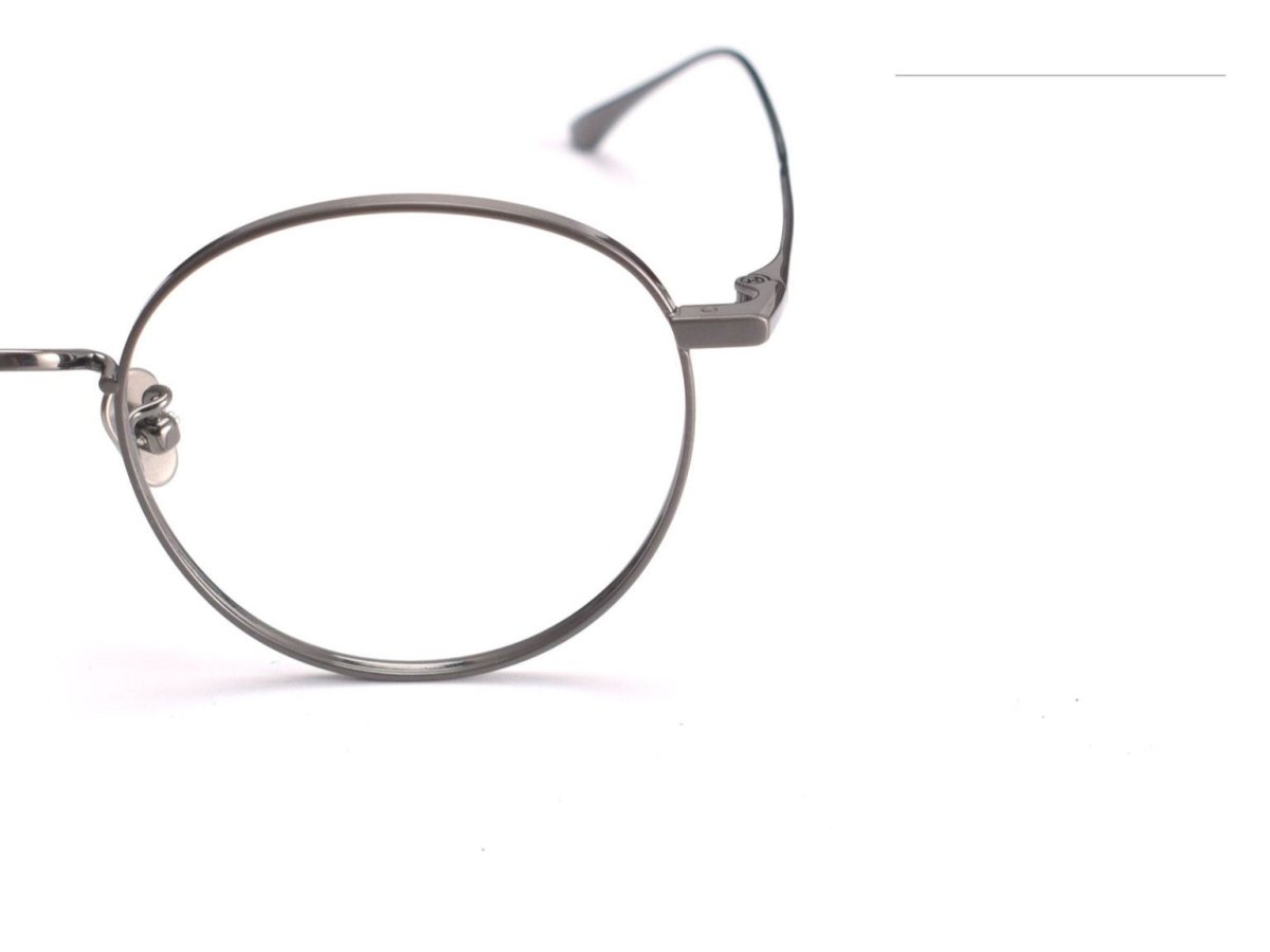 MASUNAGA Style GMS - 835 Titanium Glasses - Lightweight Round Frame (50mm) - HP eyeglasses