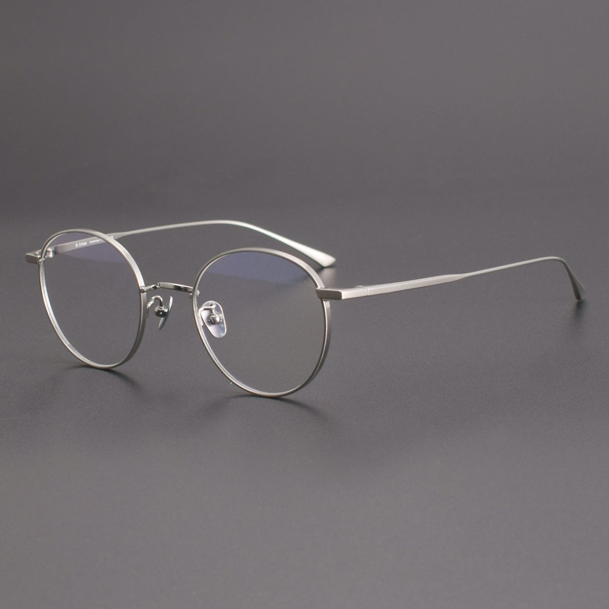 MASUNAGA Style GMS - 835 Titanium Glasses - Lightweight Round Frame (50mm) - HP eyeglasses