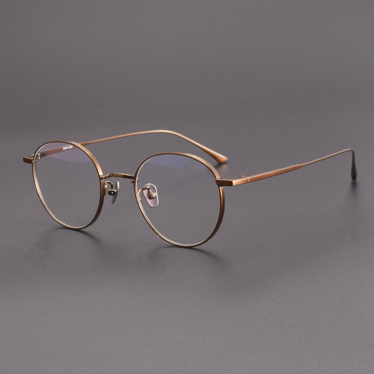 MASUNAGA Style GMS - 835 Titanium Glasses - Lightweight Round Frame (50mm) - HP eyeglasses