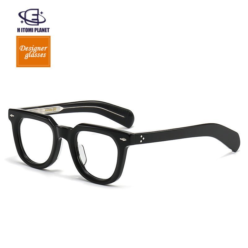 New Thick Acetate Glasses Frame Irregular Design for High