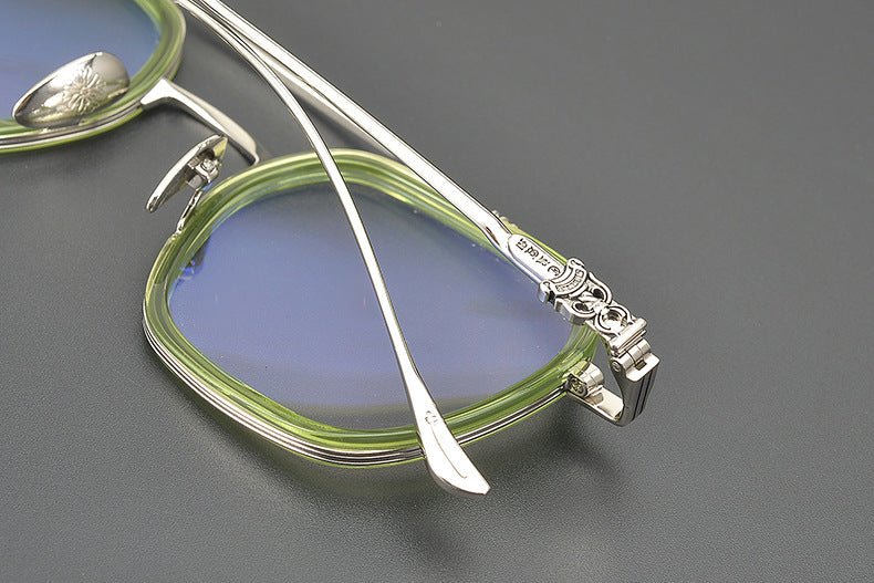 PARATESTES Double Bridge Aviator Glasses – Vintage Tortoise Full Frame - HP eyeglasses