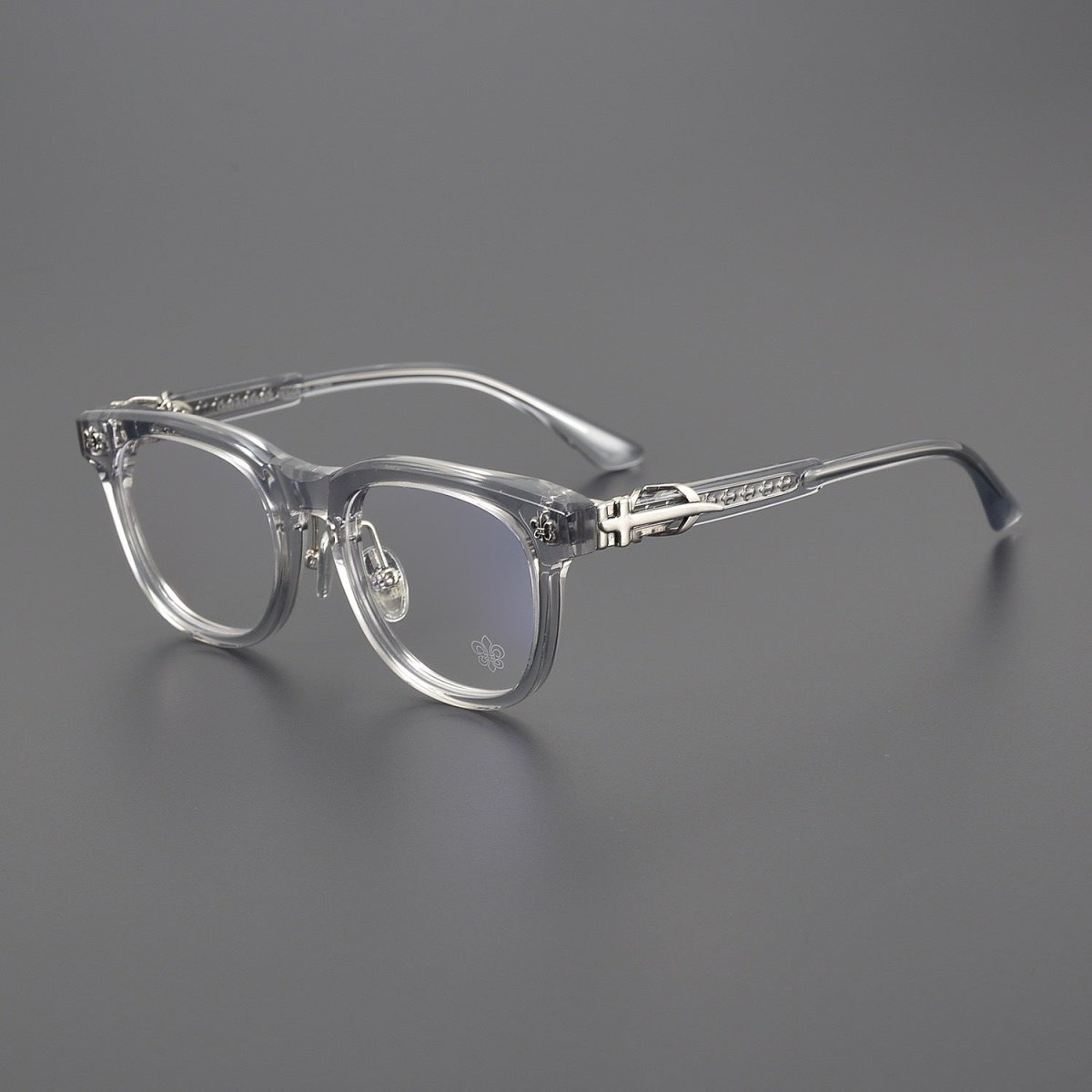 Punk Retro Acetate Eyeglasses with Butterfly & Sword Details | Unisex Full Frame Optical Glasses – CH8133 - HP eyeglasses