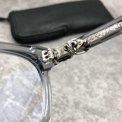 Punk Retro Acetate Eyeglasses with Butterfly & Sword Details | Unisex Full Frame Optical Glasses – CH8133 - HP eyeglasses