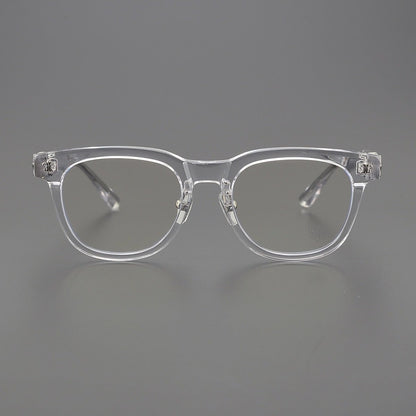 Punk Retro Acetate Eyeglasses with Butterfly & Sword Details | Unisex Full Frame Optical Glasses – CH8133 - HP eyeglasses