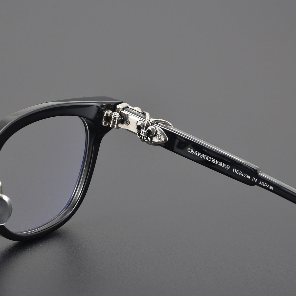 Punk Retro Acetate Eyeglasses with Butterfly & Sword Details | Unisex Full Frame Optical Glasses – CH8133 - HP eyeglasses